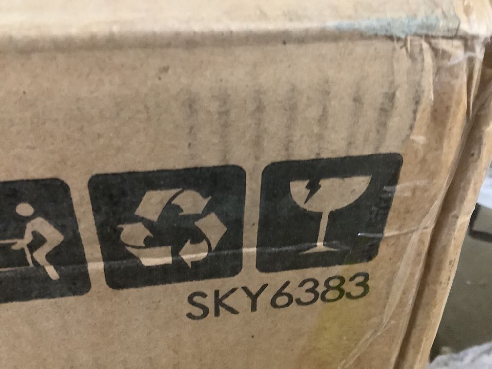 12' Pre-Lit Snow Flocked Artificial Pencil Christmas Tree - Image 5 - Lot 38