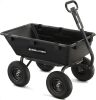Gorilla Carts Heavy-Duty Poly Yard Dump Cart, 6 Cu Ft Tub, 1200 lb Haul Capacity - Thumbnail 1