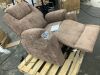 Boyel Living Brown Chenille Fabric Electric Lift Recliner Chairs Power Recliner Chair with USB Port Cup Holder and Storage Pocket - Thumbnail 2