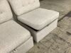 3 Armless Sectional Sofa Pieces with Storage (1 Has Damaged Hinges), 1 Ottoman & 1 Extra Cushion - Thumbnail 6