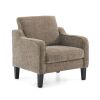 VINGLI 30" Chenille Modern Oversized Upholstered Accent Chair - Thumbnail 1