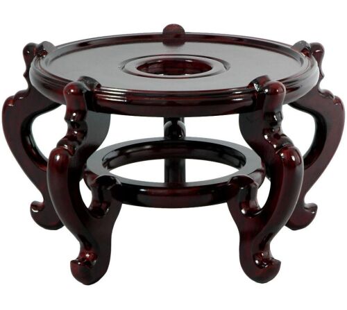 Red Lantern 15.5" Rosewood Fishbowl Stand - Lot 101JF
