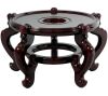 Red Lantern 15.5" Rosewood Fishbowl Stand - Thumbnail 1