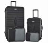 TCL Wrangler Black 4-Piece Hard Side Value Collection with 2-Packing Cubes and 360° Spinner Wheels Luggage Set - Thumbnail 1