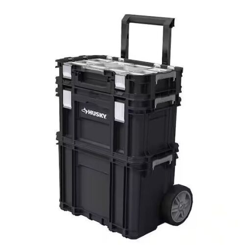 Husky 22 in. Connect Rolling System Tool Box - Bent Axle - Lot 115JF