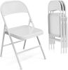 VINGLI Steel Folding Chairs, 350lb Capacity, Set of 4 - Thumbnail 1