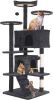 54 Inch Cat Tower Condo Cat House for Indoor Cats - Thumbnail 1