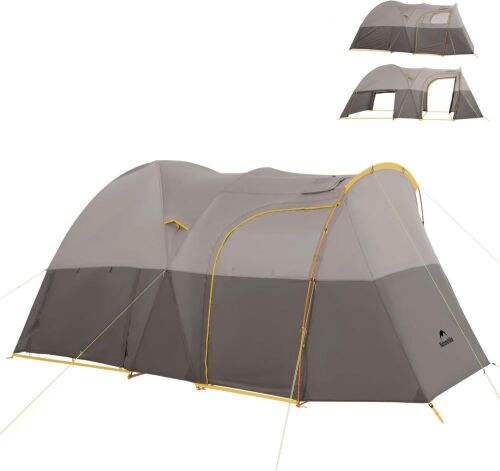 Naturehike KOTA 6 Person Camping Tent, Double Layer Waterproof - Lot 174