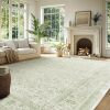 Sage Green Area Rug, 9' x 12' - Thumbnail 1