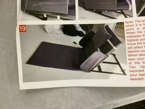 Electric Lifting Backrest for Bed - Lot 182