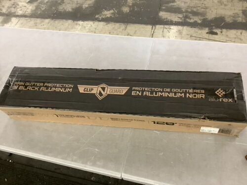 Black Aluminum Gutter Guard - Lot 189
