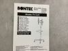 BONTEC Mobile TV Stand for 23-60 Inch TVs, Locking Wheels, Adjustable Height, Media Shelf, Max VESA 400x400mm, Holds Up to 88lbs - Thumbnail 7