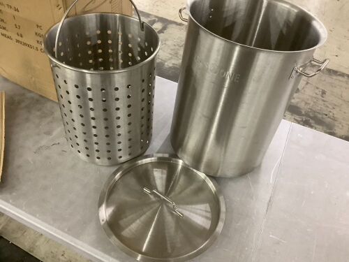 Stainless Steel Turkey Frying Pot - Lot 263JF