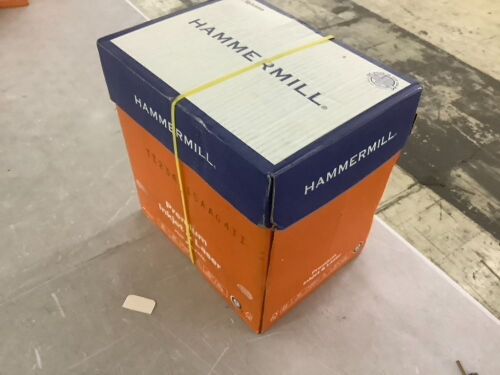 Hammermill Printer Paper, 8.5" x 11", 24lb, 97 Bright, 2500 Sheets - Lot 266JF