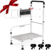 Adjustable Height Bed Step Stool, 800lb Capacity - Thumbnail 1