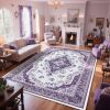 HOMORE Purple Area Rug 8x10 - Thumbnail 1