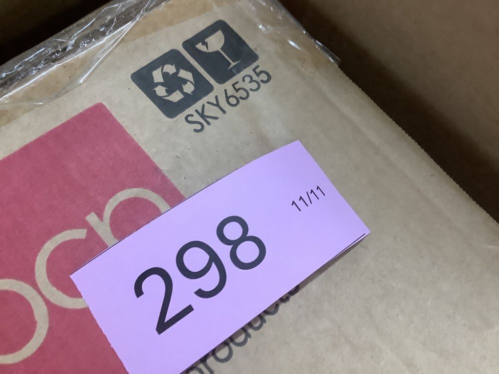 4.5' Pre-Lit Snow Flocked Artificial Pine Christmas Tree w/ Warm White Lights - Image 2 - Lot 298