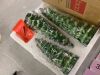 Set of 3 Pre-Lit Ceramic Tabletop Christmas Trees - Thumbnail 3