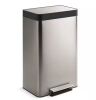 13.2 Gallon Soft-Close, Smudge Resistant Trash Can with Foot Pedal and Built in Filter - Thumbnail 1