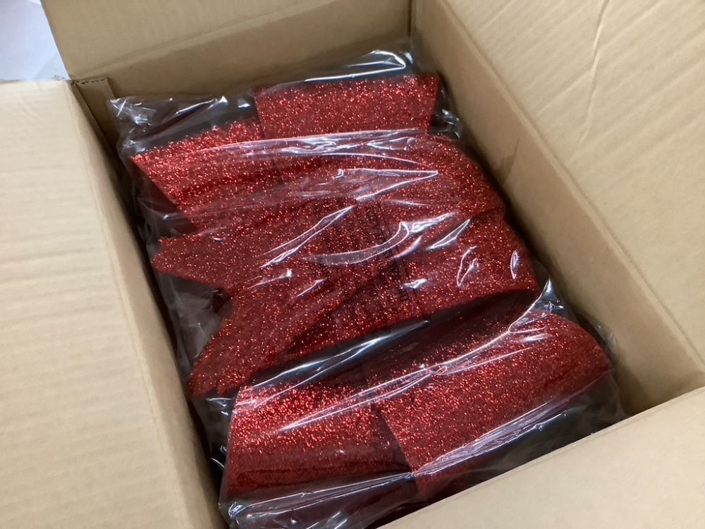 Set of 3 Pre-Lit Christmas Bow Decoration, LED Holiday Decor w/ 8 Functions - Image 3 - Lot 350B