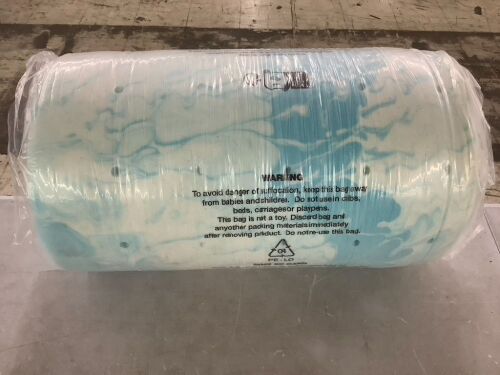 Memory Foam Mattress Topper, Unknown Size - Lot 370JF