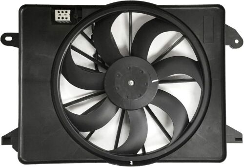 Engine Radiator Cooling Fan Assembly for 2009-2018 Chrysler 300, 2009-2018 Dodge Challenger/Charger - Lot 376