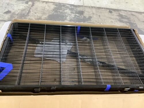 Adavin 48" x 27" 8 Panel Garden Fence - Lot 391