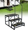 RV Steps with Handrail - Thumbnail 1