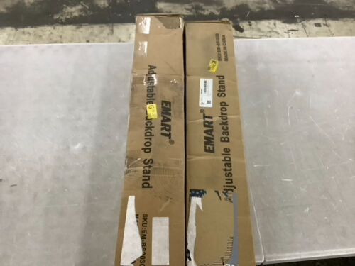 Lot of (2) Emart Adjustable Backdrop Stand - Uninspected - Lot 400