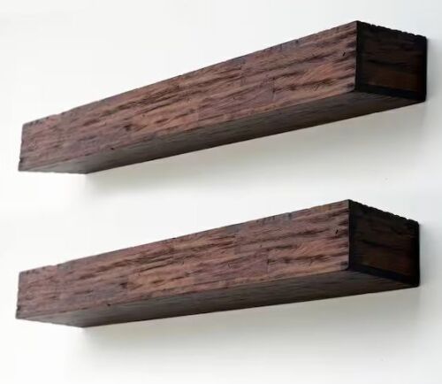 northbeam 48 in. Distressed Floating Shelves 2-Piece - Lot 415JF