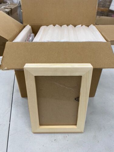 10 Pack Unfinished Wood Frames - Lot 429
