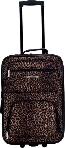 Rockland Leopard Print Carry-On Suitcase - Lot 465JF