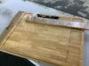 32x23.5inches Extra Large Solid Wooden Cutting Board and Stovetop Cover - Thumbnail 2
