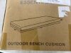 Honeycomb Outdoor Essentials Bench Cushion, 44 x 18 - Thumbnail 3