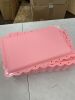 Pink Plastic Serving Trays with Scalloped Edge, 24pc - Thumbnail 5