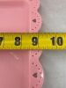 Pink Plastic Serving Trays with Scalloped Edge, 24pc - Thumbnail 7