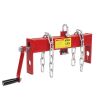 Heavy Duty Steel 2 Ton Engine Hoist Load Leveler with 2 Chains, Red - Thumbnail 1