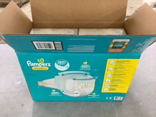 Pampers Swaddlers Sensitive Disposable Diapers, Size 3, 136ct - Lot 551JF