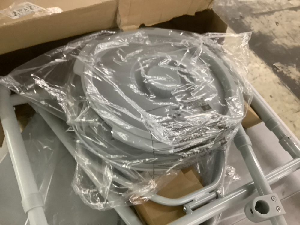 Drive Medical Folding Steel Bedside Commode Chair - Image 7 - Lot 572