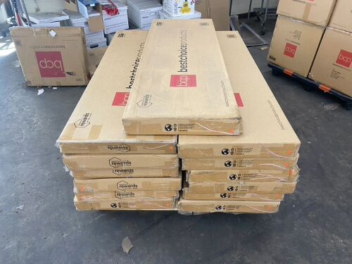 Lot of (13) SKY4451 "B" Boxes ONLY - 4-Post Queen Size Modern Metal Canopy Bed Frame w/ Headboard, Footboard - Lot 584