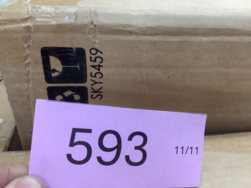 6' Pre-Lit Hinged Douglas Artificial Christmas Tree w/ Stand - Image 2 - Lot 593