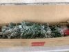 6' Pre-Lit Snow Flocked Artificial Pencil Christmas Tree - Thumbnail 5