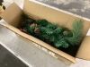Set of 2 Pre-Lit Pathway Christmas Trees w/ Pine Cones, Timer - 24.5in - Thumbnail 2