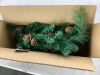 Set of 2 Pre-Lit Pathway Christmas Trees w/ Pine Cones, Timer - 24.5in - Thumbnail 3