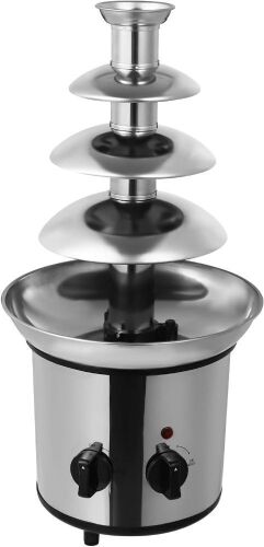 4 Tier Stainless Steel Chocolate Fountain Machine - Lot 620