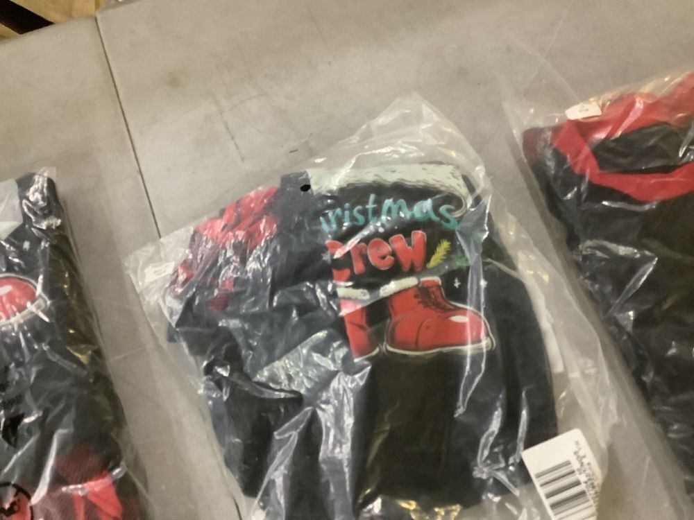 Christmas Crew Matching Kids Pajamas, 5 Sets - 6-7T, 5T, 8-9T, 4T & 18-24M - Image 3 - Lot 624