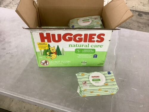 Huggies Natural Care Baby Wipes, 12 ct - Lot 651JF