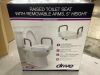 Drive Medical 2-in-1 Raised Toilet Seat with Removable Padded Arms, Standard Seat - Thumbnail 2