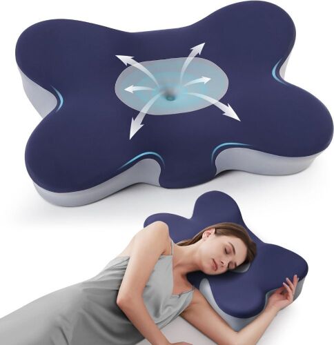 Memory Foam Cervical Neck Pillow - Lot 671