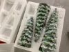 Set of 3 Pre-Lit Ceramic Tabletop Christmas Trees - Thumbnail 3